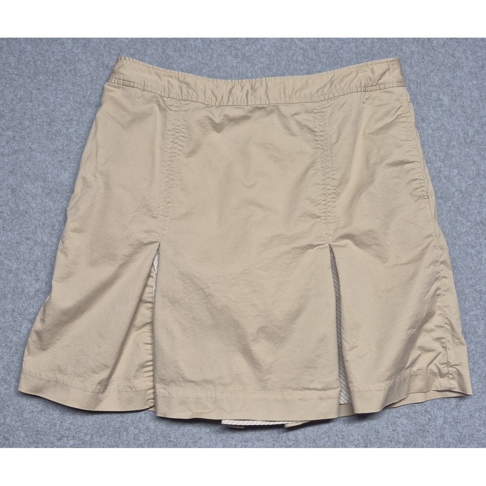 Vineyard Vines Women Tan Khaki Everyday Skort Skirt Size‎ 4 Golf Preppy Casual